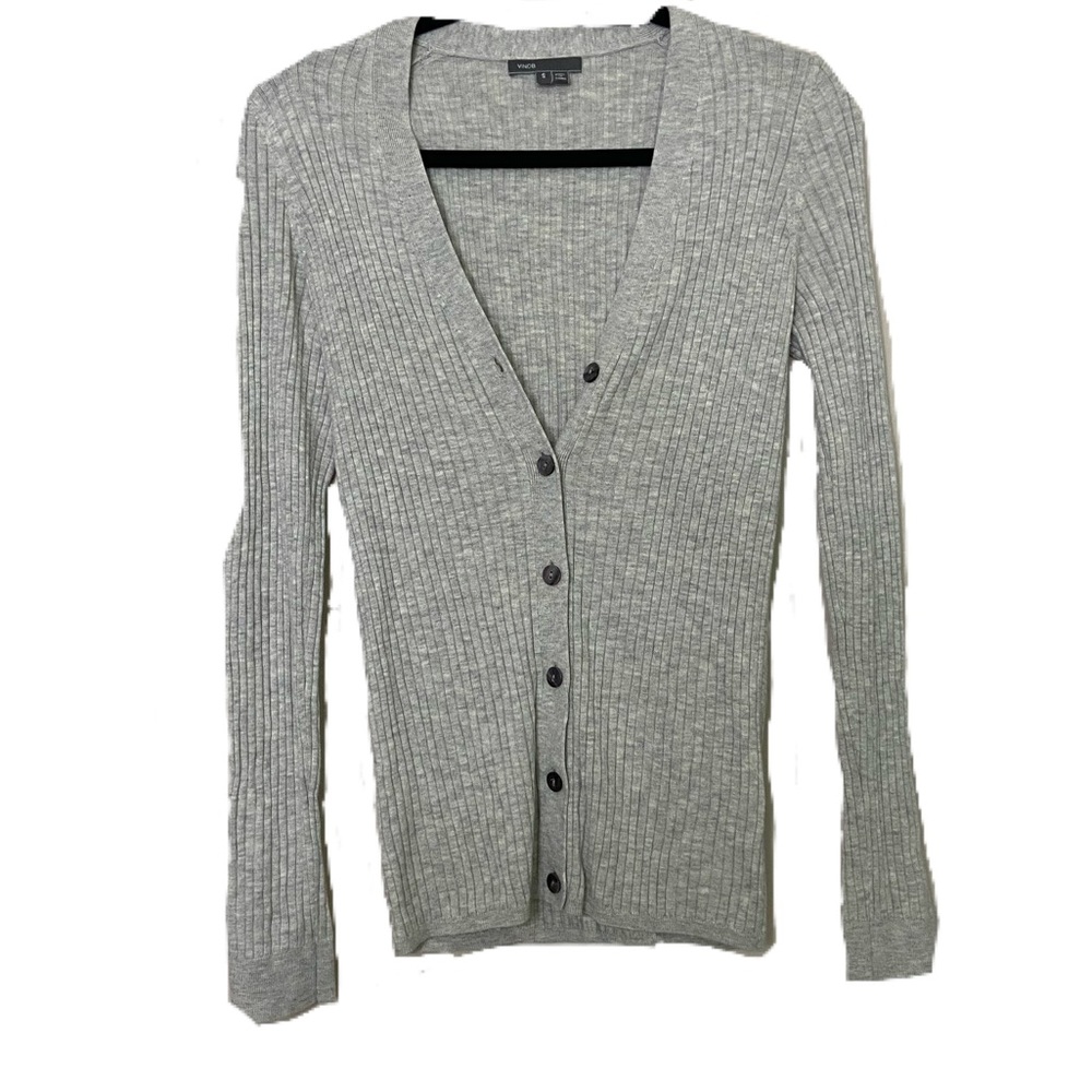 Vince Women’s Size Small Gray Button Up Cardigan
